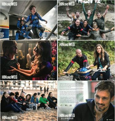 Hin und weg - 6 Original Kino-Aushangfotos - Florian David Fitz - Filmposter