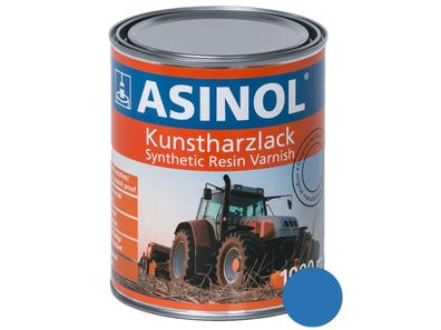 Metalllack ASINOL RAL 5015 himmelblau/blau - Rostschutzlack für Zaun, Tor und