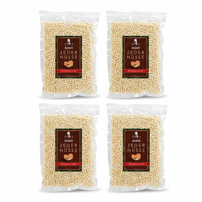 BARIN Set: Zedernüsse Premium 4x 500 g