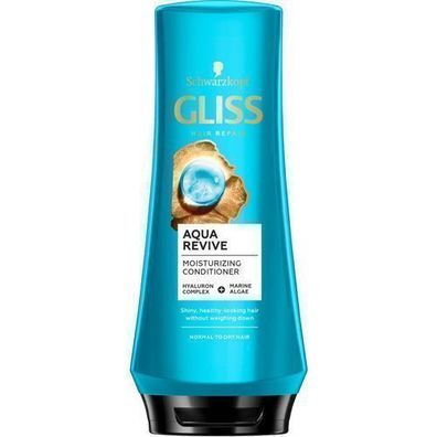 Gliss Aqua Revive Feuchtigkeitsspülung 200ml - für trockenes und normales Haar