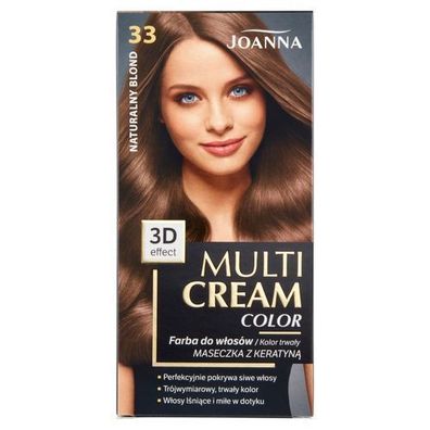 Joanna Multicolor Haarfarbe 33 Natürliches Blond - 100ml