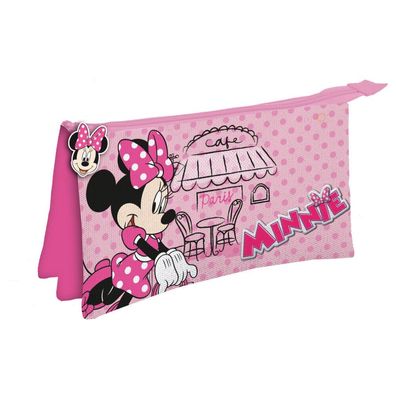 Disney Minnie Paris Federmäppchen, 3-fach