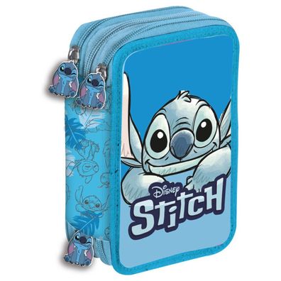 Disney Stitch Smile Federmäppchen mit drei Fächern