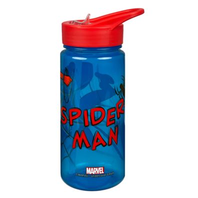 Spiderman Kinder 500 ml Trinkflasche Blau Getränkeflasche für Schule Sport Freizei