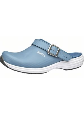 Sanita Damen Offener Clog Wave-Carbon Open Aqua