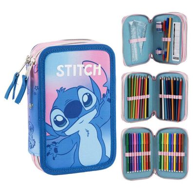 Disney Stitch Federmäppchen mit drei Fächern