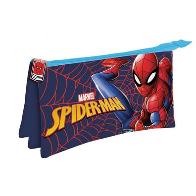 Marvel Spiderman Web Federmäppchen, dreifach