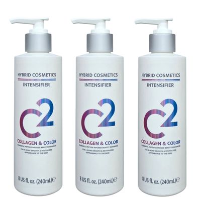 C2 Hybrid Cosmetic/Intensifier "NEW" Collagen&Color 3x240ml/Solariumkosmetik