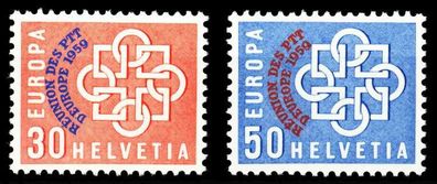 Schweiz 1959 Nr 681-682 postfrisch X515E92