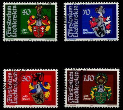 Liechtenstein 1982 Nr 793-796 gestempelt SB4A406