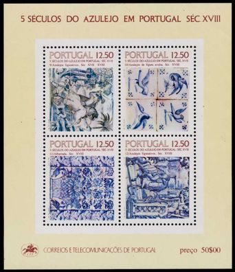 Portugal Block 42 postfrisch X7DC0F6