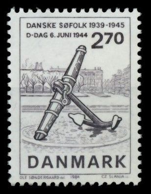 Dänemark Nr 808 postfrisch X90E25E