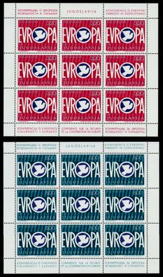 Jugoslawien Nr 1617-1618 postfrisch Kleinbg S04399E