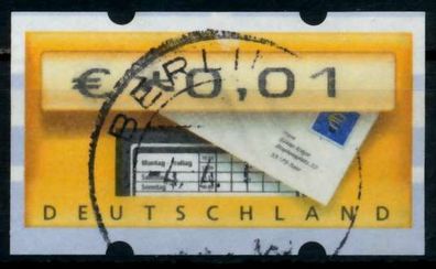 BRD ATM 2002 Nr 5-1-0001 gestempelt X96DC52