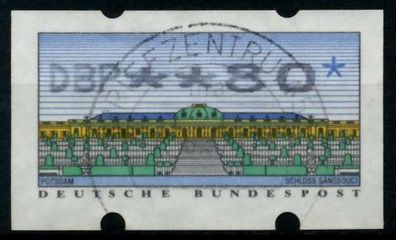 BRD ATM 1993 Nr 2-2.1-0080 zentrisch gestempelt X97430E