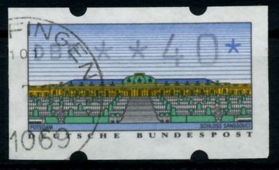 BRD ATM 1993 Nr 2-1.1-0040 gestempelt X9744CA