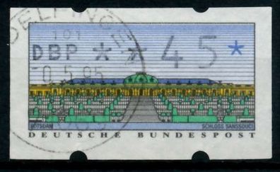 BRD ATM 1993 Nr 2-1.1-0045 gestempelt X974396