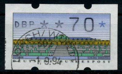 BRD ATM 1993 Nr 2-1.1-0070 gestempelt X9741C2
