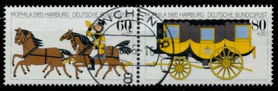 BRD Zusammendruck Nr WZD5 zentrisch gestempelt WAAGR PAAR X696F2A