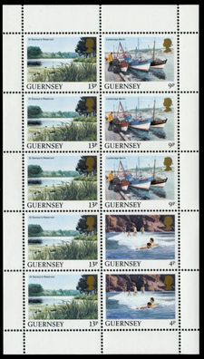 Guernsey Heftchenblatt Nr HB 20 postfrisch S012CE6