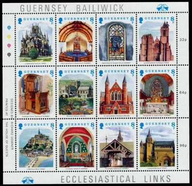 Guernsey Nr 436KB-447KB postfrisch Kleinbg S01370A