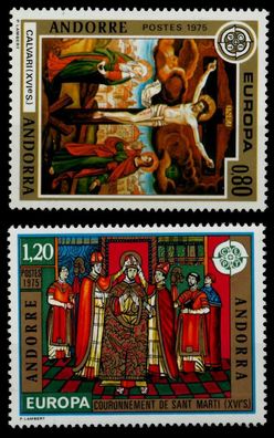 Andorra (FRANZ. POST) 1975 Nr 264-265 postfrisch S7E7456