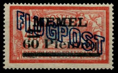 MEMEL 1921 Nr 41yIII postfrisch X6B5276