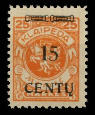 MEMEL 1923 Nr 170 postfrisch X6B5336