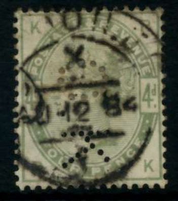 Grossbritannien 1840-1901 Nr 77-RK zentrisch gestempelt X6C6D8A