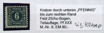 SBZ Mecklbrg VORP. Nr 8xXXX postfrisch gepr. X6CE506