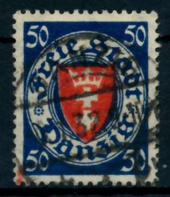 DANZIG 1924 Nr 200xb zentrisch gestempelt gepr. X6D38CE