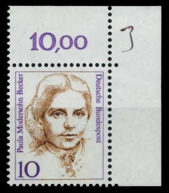 BRD DS FRAUEN Nr 1359 postfrisch ungebraucht ECKE-ORE X730432