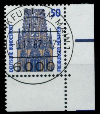 BRD DS Sehenswürdigkeiten Nr 1340Au zentrisch gestempelt ECK X7528C2