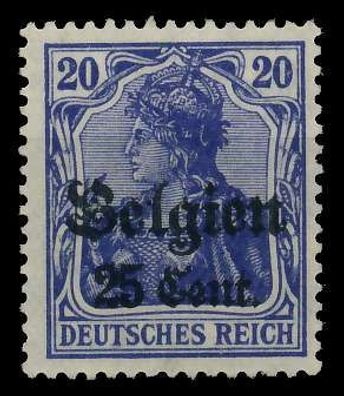 BES 1WK LP Belgien Nr 18c ungebraucht X77D0FA