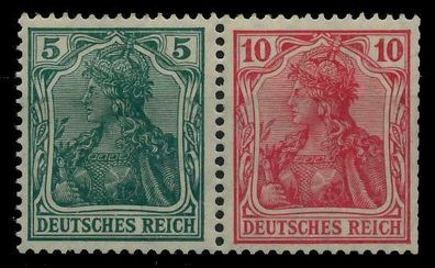 D-REICH Zusammendruck Nr W7IIaa ungebraucht WAAGR PAAR X7927EE