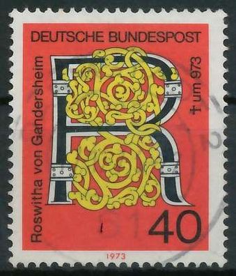 BRD 1973 Nr 770 zentrisch gestempelt X84FD6A