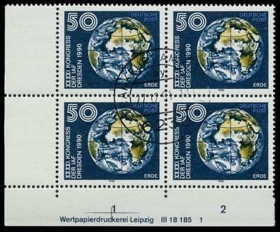 DDR 1990 Nr 3361 DV WPL 1 zentrisch gestempelt WAAGR PAAR EC X0209D6
