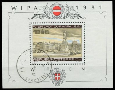 Österreich BLOCK Kleinbogen Block 5 gestempelt X2EE376