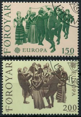 FÄRÖER 1981 Nr 63-64 gestempelt X5A011A