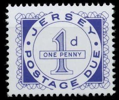JERSEY Portomarken Nr 1 postfrisch XADAB1A