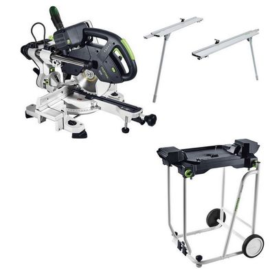 Festool Kapp-Zugsäge KAPEX KS 60 Kappsäge + Untergestell + Kappanschlag 574789