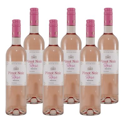 Cave de Vigne Pinot Noir Rosé IGP -trocken- (6 x 0,75L)