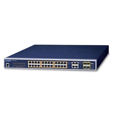 PLANET 24-Port 10/100/1000Mbps 802.3at PoE + 4-Port Gigabit