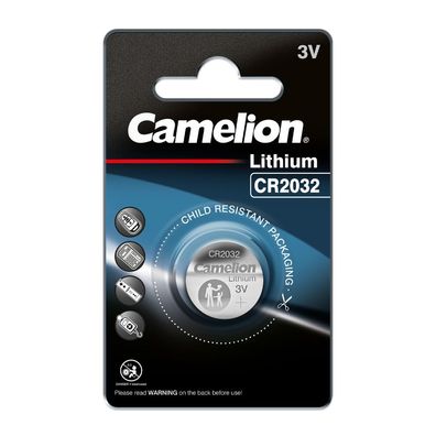 Camelion CR2032 CR 2032 3V Lithium Knopfzellen Batterien 1er Blister