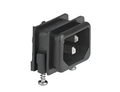 Schurter GSF1.0002.31 Kaltgeräte-Einbaustecker C14 ohne Sicherungshalter 10 St