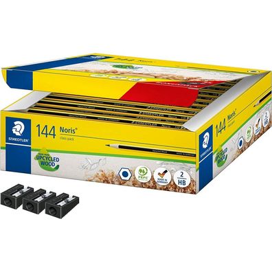 Bleistift Staedtler NORIS 120-2 Holz HB 144 Stück (Sechseckig)