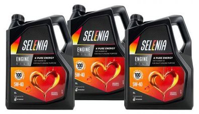 Selenia K Pure Energy 5W-40 3x5 Liter