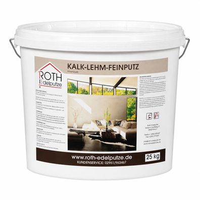 Roth Rothanit 8510 Kalklehmfeinputz 20 kg - perfekt für moderne, nachhaltige Baupr