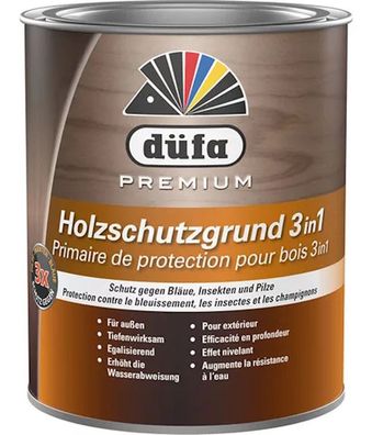 Düfa Holzschutzgrund 3in1 750ml/2.5L Farblos Grundierung MHD:2025