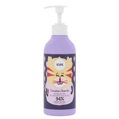 YOPE Natürliches Baby Duschgel Cranberry & Lavendel 400ml